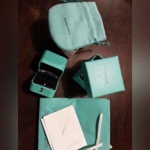 Tiffany & Co Ring Box W/Extras.